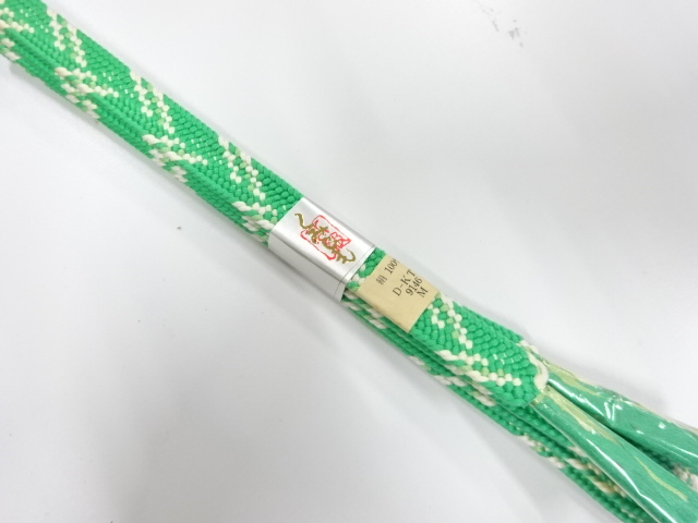 未使用品　正絹　手組帯締め